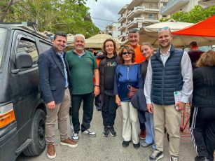 Ευχαριστίες του Δημάρχου προς το Σωματείο Επαγγελματιών και Παραγωγών Πωλητών της Γ’ Λαικής Αγοράς Αθηνών για την ενίσχυση των κοινωνικών δομών του Δήμου
